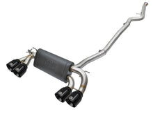 画像をギャラリービューアに読み込む, aFe 16-18 BMW M2 L6-3.0L MACH Force-Xp 3in to 2.5in 304 SS Cat-Back Exhaust System-Quad Black Tips