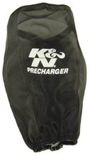 画像をギャラリービューアに読み込む, K&amp;N PreCharger Air Filter Wrap Round Straight Black 3.625in ID x 9in H