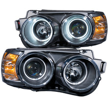 画像をギャラリービューアに読み込む, ANZO 2012-2015 Chevrolet Sonic Projector Headlights w/ Halo Black (CCFL)