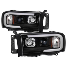 画像をギャラリービューアに読み込む, Spyder 02-05 Dodge Ram 1500 Light Bar Projector Headlights - Black (PRO-YD-DR02V2-LB-BK)