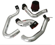 画像をギャラリービューアに読み込む, Injen 03-06 Evo 8/9/MR Cast Aluminum Intake System w/ Full Intercooler Piping Polished Short Ram Int