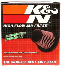 画像をギャラリービューアに読み込む, K&amp;N Universal Round Tapered Carbon Fiber Air Filter 6in Flg ID Centered/7.5in B OD/4.5in T OD/4in H