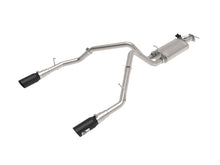 画像をギャラリービューアに読み込む, aFe Gemini XV 3in 304 SS Cat-Back Exhaust 19-21 Ram 1500 V8 5.7L Hemi w/ Black Tips