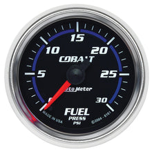 画像をギャラリービューアに読み込む, Autometer Cobalt 52mm 0-30 PSI Full Sweep Electronic Fuel Pressure Gauge
