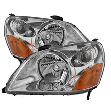 画像をギャラリービューアに読み込む, xTune Honda Pilot 03-05 Crystal Headlights Chrome HD-JH-HPIL03-AM-C