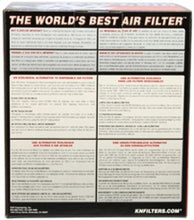 画像をギャラリービューアに読み込む, K&amp;N Universal Clamp-On Air Filter 3in FLG / 6in B / 4-1/2in T / 6in H