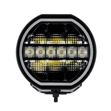 画像をギャラリービューアに読み込む, Go Rhino Xplor Blackout Series Maxline LED Hi/Low Beam w/Multi DRL (Surface Mount) 9in. - Blk