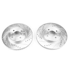 画像をギャラリービューアに読み込む, Power Stop 2018 Hyundai Accent Front Evolution Drilled &amp; Slotted Rotors - Pair