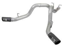 画像をギャラリービューアに読み込む, aFe ATLAS 4in DPF-Back Alum Steel Exhaust System w/Dual Exit Black Tip 2017 GM Duramax 6.6L (td)