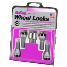 画像をギャラリービューアに読み込む, McGard Wheel Lock Bolt Set - 4pk. (Cone Seat) M12X1.25 / 17mm Hex / 22.0mm Shank Length - Black