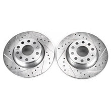 画像をギャラリービューアに読み込む, Power Stop 06-09 Audi A3 Rear Evolution Drilled &amp; Slotted Rotors - Pair