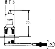 画像をギャラリービューアに読み込む, Hella Bulb H3 12V 100W Ylw Str