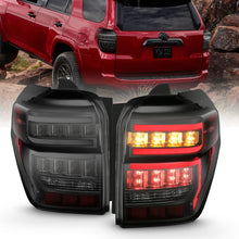 画像をギャラリービューアに読み込む, ANZO 2014-2020 Toyota 4Runner T.L Black Housing Smoke Lens Red Light Bar W/Sequential