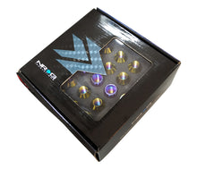 画像をギャラリービューアに読み込む, NRG 200 Series M12 X 1.5 Titanium Lug Nut Set - 21 Pc w/Lock Key Socket - Neochrome