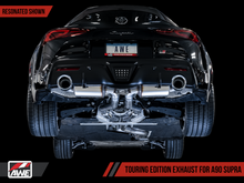 画像をギャラリービューアに読み込む, AWE Tuning 2020 Toyota Supra A90 Resonated Touring Edition Exhaust - 5in Chrome Silver Tips