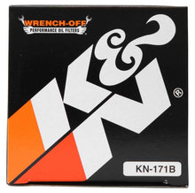 画像をギャラリービューアに読み込む, K&amp;N Harley-Davidson / Buell 3in OD x 4.063in H Black Oil Filter