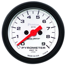 画像をギャラリービューアに読み込む, Autometer Phantom FSE 52mm 0-900 Deg C Electronic Gauge Kit