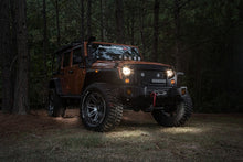 画像をギャラリービューアに読み込む, Rugged Ridge 07-18 Jeep Wrangler JK White 4-Piece LED Rock Light Kit