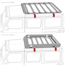 画像をギャラリービューアに読み込む, Go Rhino SRM Rack Rain Gutter Mount Kit - 4pc. (Mounts to Factory Rain Gutter/Drip Rail)