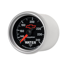 画像をギャラリービューアに読み込む, Autometer Sport-Comp II 2-1/16in 120-240 Deg Mechanical Water Temp Gauge - Bowtie Black