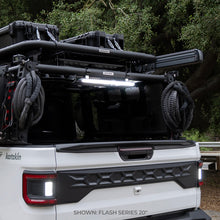 画像をギャラリービューアに読み込む, Go Rhino Xplor Flash Series Sgl Multi Function LED Light Bar (Track Mount) 10in. - Blk