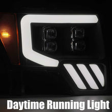 画像をギャラリービューアに読み込む, AlphaRex 09-14 Ford F-150 NOVA LED Proj Headlights Plank Style Gloss Black w/Activ Light/Seq Signal