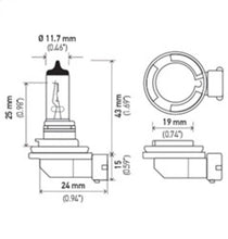 画像をギャラリービューアに読み込む, Hella Bulb H11B 12V 55W Pgjy192