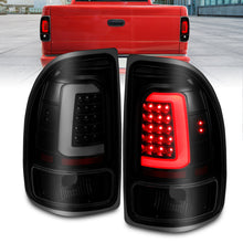 画像をギャラリービューアに読み込む, ANZO 1997-2004 Dodge Dakota LED Taillights Black Housing Smoke Lens Pair