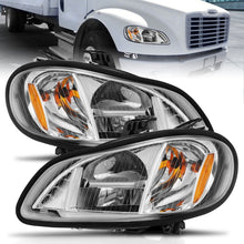 画像をギャラリービューアに読み込む, ANZO 2002-2014 Freightliner M2 LED Crystal Headlights Chrome Housing w/ Clear Lens (Pair)