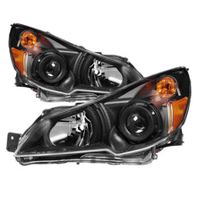 画像をギャラリービューアに読み込む, xTune Subaru Legacy 10-12 / Outback 10-12 OEM Style Headlights-Black HD-JH-SLEG10-AM-BK