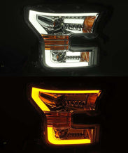画像をギャラリービューアに読み込む, AlphaRex 15-17 Ford F-150 PRO-Series Projector Headlights Plank Style Chrm w/Activ Light/Seq Signal