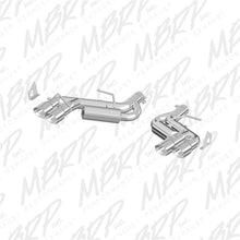 画像をギャラリービューアに読み込む, MBRP 2016-2024 Chevy Camaro 6.2L w/ NPP 3in Alum Race Dual Axle Back w/ 4in Quad Polished Tips