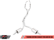 画像をギャラリービューアに読み込む, AWE Tuning Audi B9 SQ5 Resonated Touring Edition Cat-Back Exhaust - No Tips (Turn Downs)