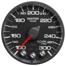 画像をギャラリービューアに読み込む, Autometer Spek-Pro - Nascar 2-1/16in Water Temp 100- 300F Bfb Ecu
