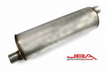 画像をギャラリービューアに読み込む, JBA Universal Chambered 304SS Muffler 22in x 7in Round 2.5in Offset/Offset