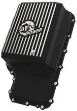 画像をギャラリービューアに読み込む, aFe 20-21 Ford Truck w/ 10R140 Transmission Pan Black POWER Street Series w/ Machined Fins