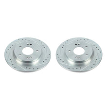 画像をギャラリービューアに読み込む, Power Stop 18-20 Hyundai Kona Rear Evolution Drilled &amp; Slotted Rotors - Pair