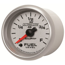 画像をギャラリービューアに読み込む, Autometer Ultra-Lite II 2-1/16in 0-280 Ohm Programmable Fuel Level Gauge