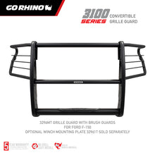 画像をギャラリービューアに読み込む, Go Rhino 18-20 Ford F-150 3100 Series StepGuard Center Grille + Brush Guard - Tex. Blk