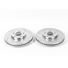 画像をギャラリービューアに読み込む, Power Stop 13-18 Hyundai Santa Fe Front Evolution Drilled &amp; Slotted Rotors - Pair