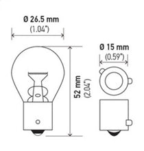 画像をギャラリービューアに読み込む, Hella Bulb 7507 12V 21W BAU15s S8 AMBER