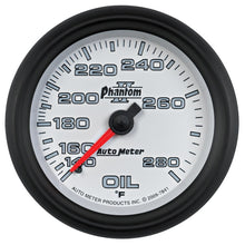 画像をギャラリービューアに読み込む, AutoMeter Gauge Oil Temp 2-5/8in. 140-280 Deg. F Mechanical Phantom II