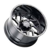 画像をギャラリービューアに読み込む, Weld Off-Road W117 22X12 Fulcrum 8X180 ET-44 BS4.75 Gloss Black MIL 124.3