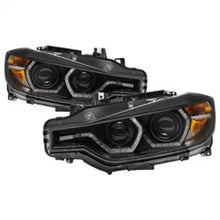 画像をギャラリービューアに読み込む, Spyder 12-14 BMW F30 3 Series 4DR Projector Headlights - LED DRL - Black (PRO-YD-BMWF3012-DRL-BK)