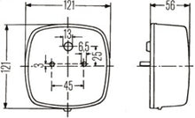 画像をギャラリービューアに読み込む, Hella 2578 Stop / Turn / Tail / License Plate Lamp