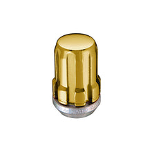 画像をギャラリービューアに読み込む, McGard SplineDrive Lug Nut (Cone Seat) M12X1.5 / 1.24in. Length (Box of 50) - Gold (Req. Tool)