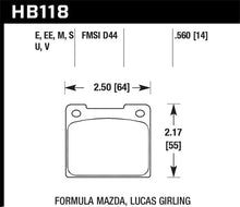 画像をギャラリービューアに読み込む, Hawk 65-80 Triumph Spitfire (MKIII/MKIV) DTC-70 Race Front Brake Pads
