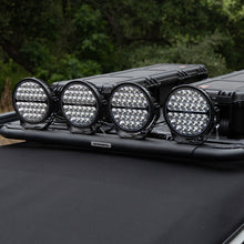画像をギャラリービューアに読み込む, Go Rhino Xplor Blackout Series Round Single LED Spot Light Kit w/DRL (Surface Mount) 9in. - Blk