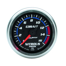 画像をギャラリービューアに読み込む, Autometer 2-1/6in Cobalt Nitrous Pressure Gauge 0-1600PSI Digital Steppe Motor