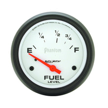 画像をギャラリービューアに読み込む, AutoMeter Gauge Fuel Level 2-5/8in. 73 Ohm(e) to 10 Ohm(f) Elec Phantom